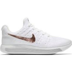NIKE LUNAR EPIC FLYNIT 2 RUNNING SHOE ROSE GOLD